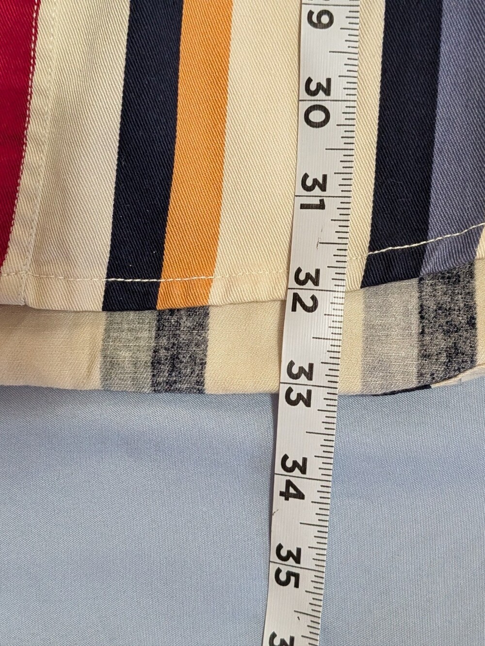 Vintage 90s Chaps Ralph Lauren Striped Shirt Large Long Sleeve Crest Crown - Picture 8 of 8